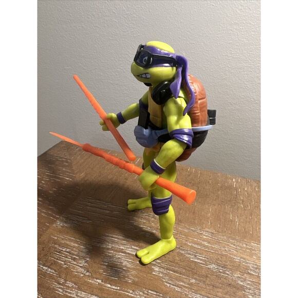 teenage Mutant ninja turtles Mayhem Donatello Figure by Playmates Toys - Picture 13 of 13